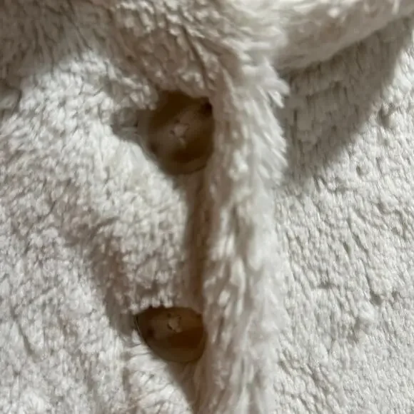 Patagonia Kids Furry White Jacket